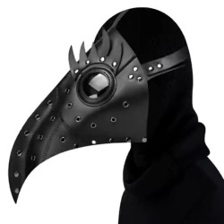 steampunk wing hooked beak mask